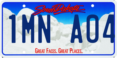 SD license plate 1MNA04