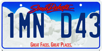 SD license plate 1MND43