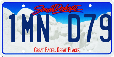 SD license plate 1MND79