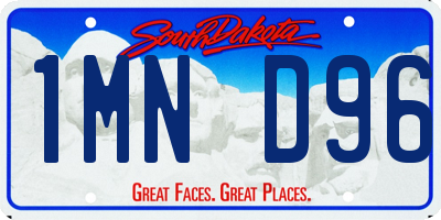 SD license plate 1MND96
