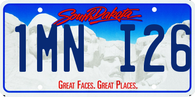 SD license plate 1MNI26