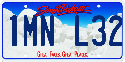 SD license plate 1MNL32