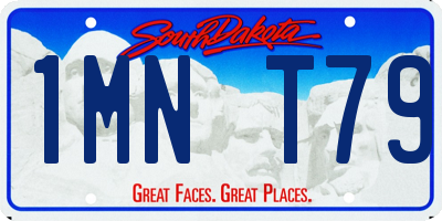 SD license plate 1MNT79