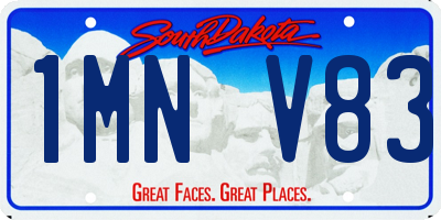 SD license plate 1MNV83