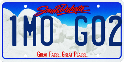 SD license plate 1MOG02