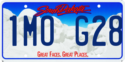 SD license plate 1MOG28