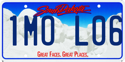SD license plate 1MOL06