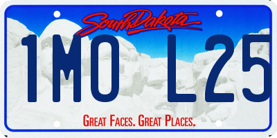SD license plate 1MOL25