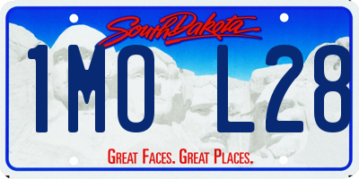 SD license plate 1MOL28