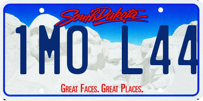 SD license plate 1MOL44