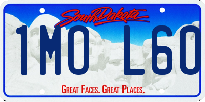 SD license plate 1MOL60