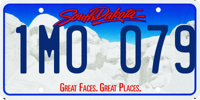 SD license plate 1MOO79