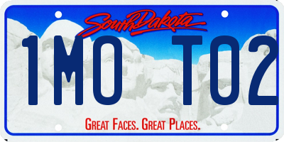SD license plate 1MOT02