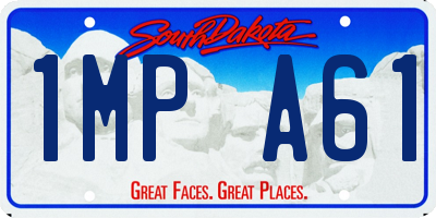 SD license plate 1MPA61
