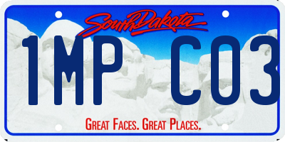 SD license plate 1MPC03