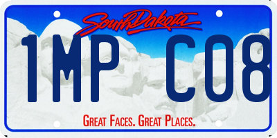 SD license plate 1MPC08