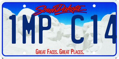 SD license plate 1MPC14