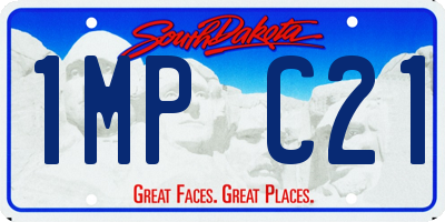 SD license plate 1MPC21