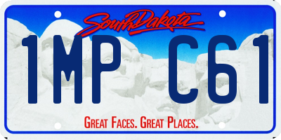 SD license plate 1MPC61