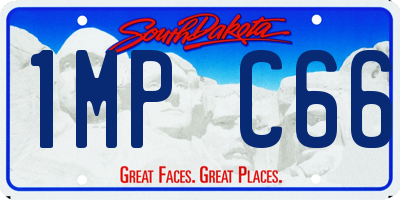 SD license plate 1MPC66