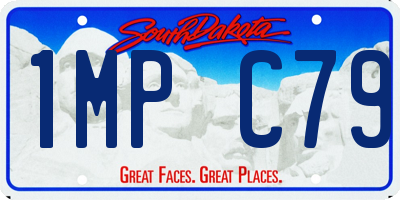 SD license plate 1MPC79
