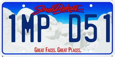 SD license plate 1MPD51