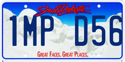 SD license plate 1MPD56