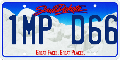 SD license plate 1MPD66