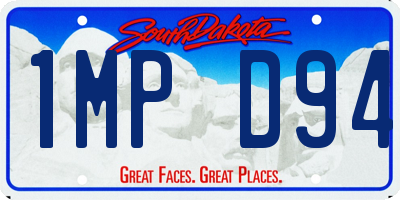 SD license plate 1MPD94