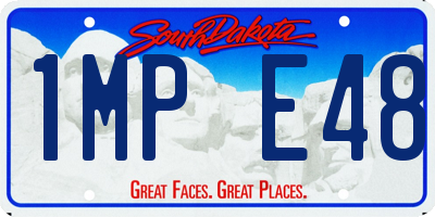 SD license plate 1MPE48