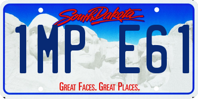 SD license plate 1MPE61