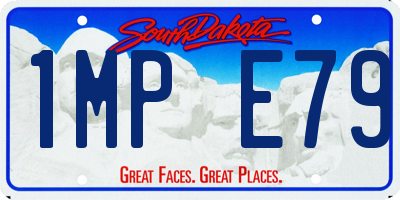 SD license plate 1MPE79