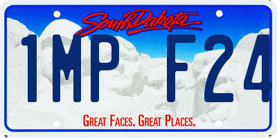 SD license plate 1MPF24