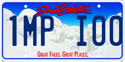 SD license plate 1MPI00