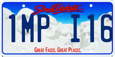 SD license plate 1MPI16