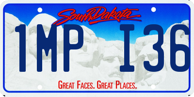 SD license plate 1MPI36