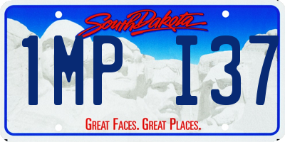 SD license plate 1MPI37