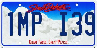 SD license plate 1MPI39