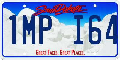 SD license plate 1MPI64