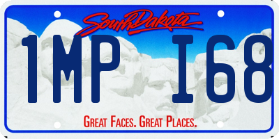 SD license plate 1MPI68