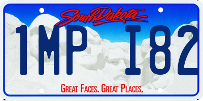 SD license plate 1MPI82