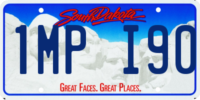 SD license plate 1MPI90