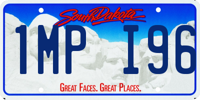 SD license plate 1MPI96