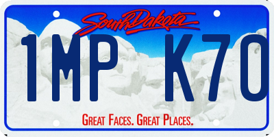 SD license plate 1MPK70