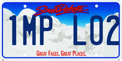 SD license plate 1MPL02