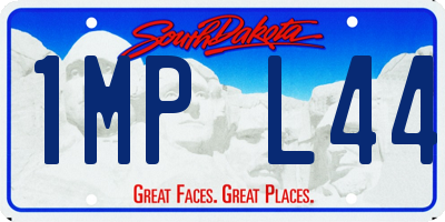 SD license plate 1MPL44