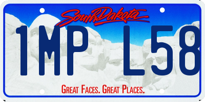 SD license plate 1MPL58