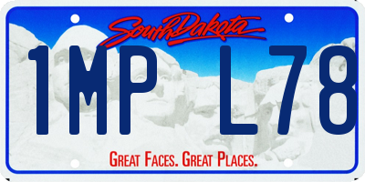 SD license plate 1MPL78
