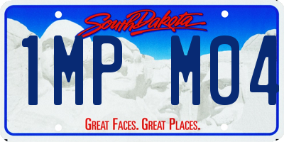 SD license plate 1MPM04