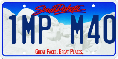 SD license plate 1MPM40